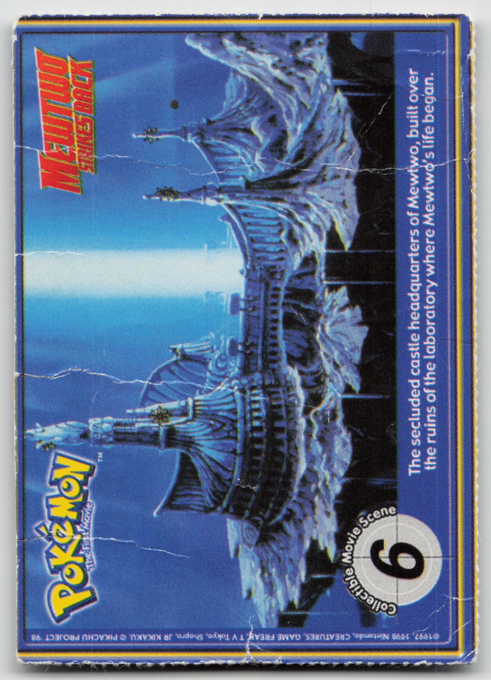 Rapidash #78 PokeTrivia Burger King Promo Card LP (Back)