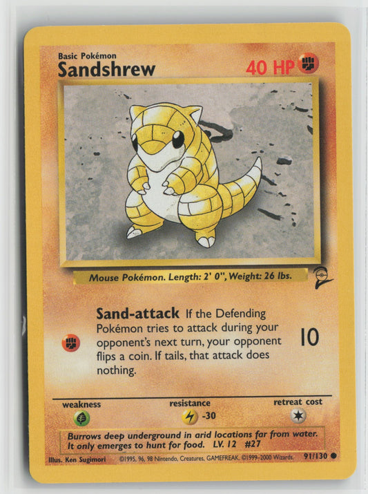 Sandshrew Common BS 062/102 MP
