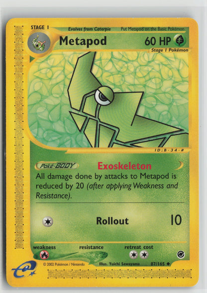 Metapod Uncommon EX 087/165 LP