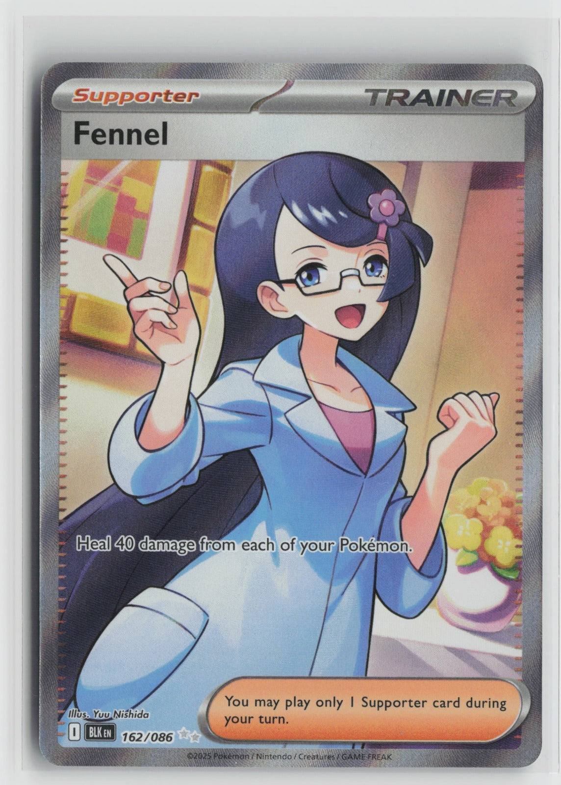 Fennel - Ultra Rare Holo BLK 162/086 NM