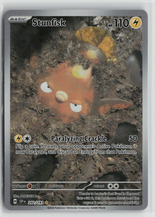 Stunfisk Illustration Rare Holo SSP 202/191 NM