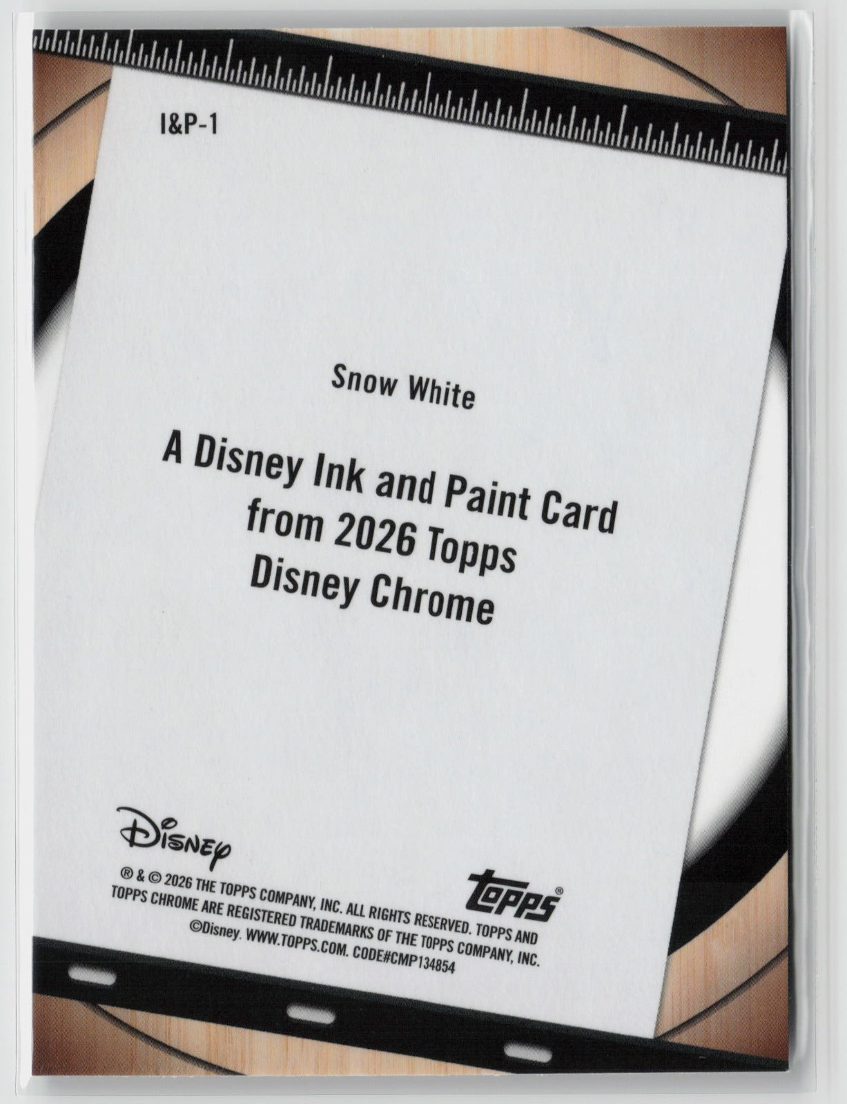 Snow White Topps Chrome Disney I&P-1 NM (Back)