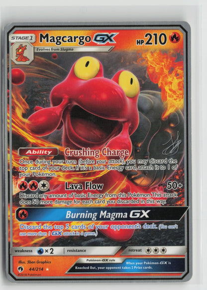 Magcargo GX Ultra Rare Holo SM8 44/214 LP