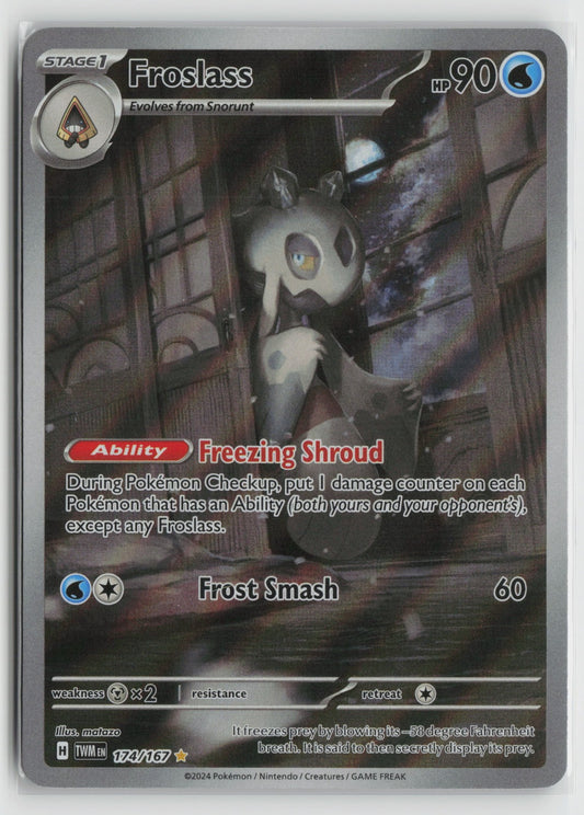 Froslass Illustration Rare Holo TWM 174/167 NM
