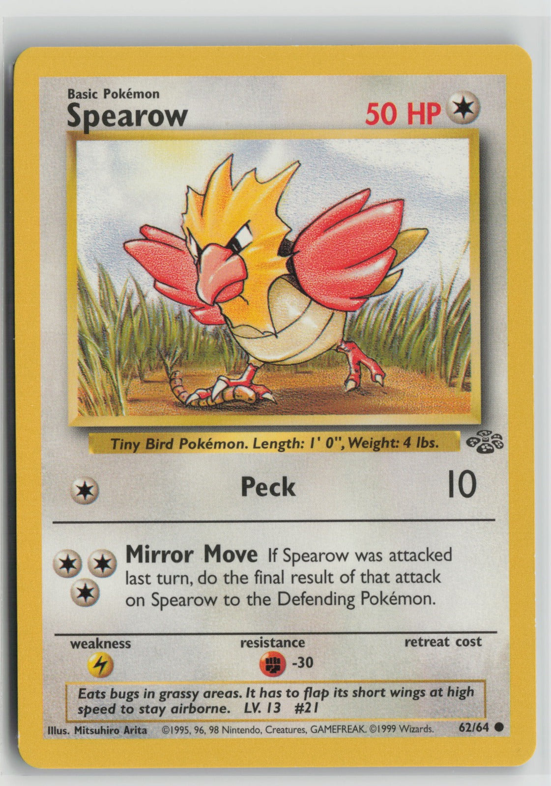 Spearow Common Unlimited JU 62/64 LP