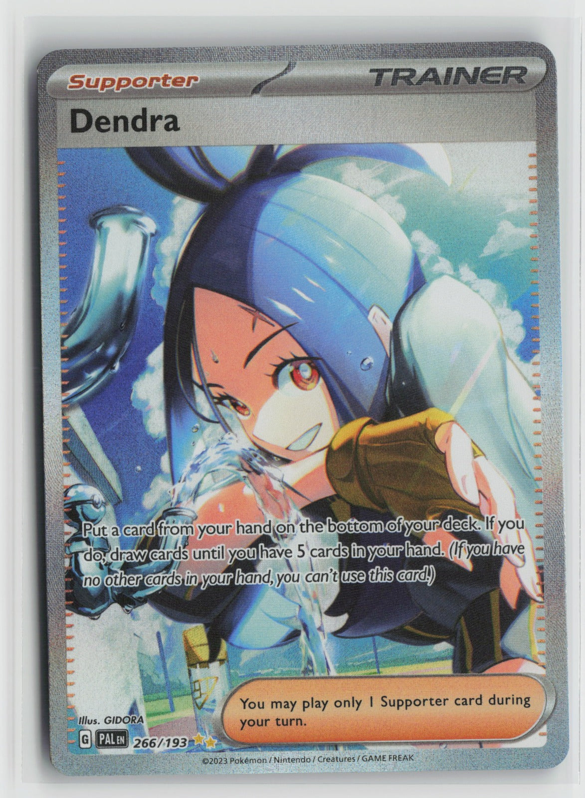 Dendra - Special Illustration Rare Holo PAL 266/193 NM