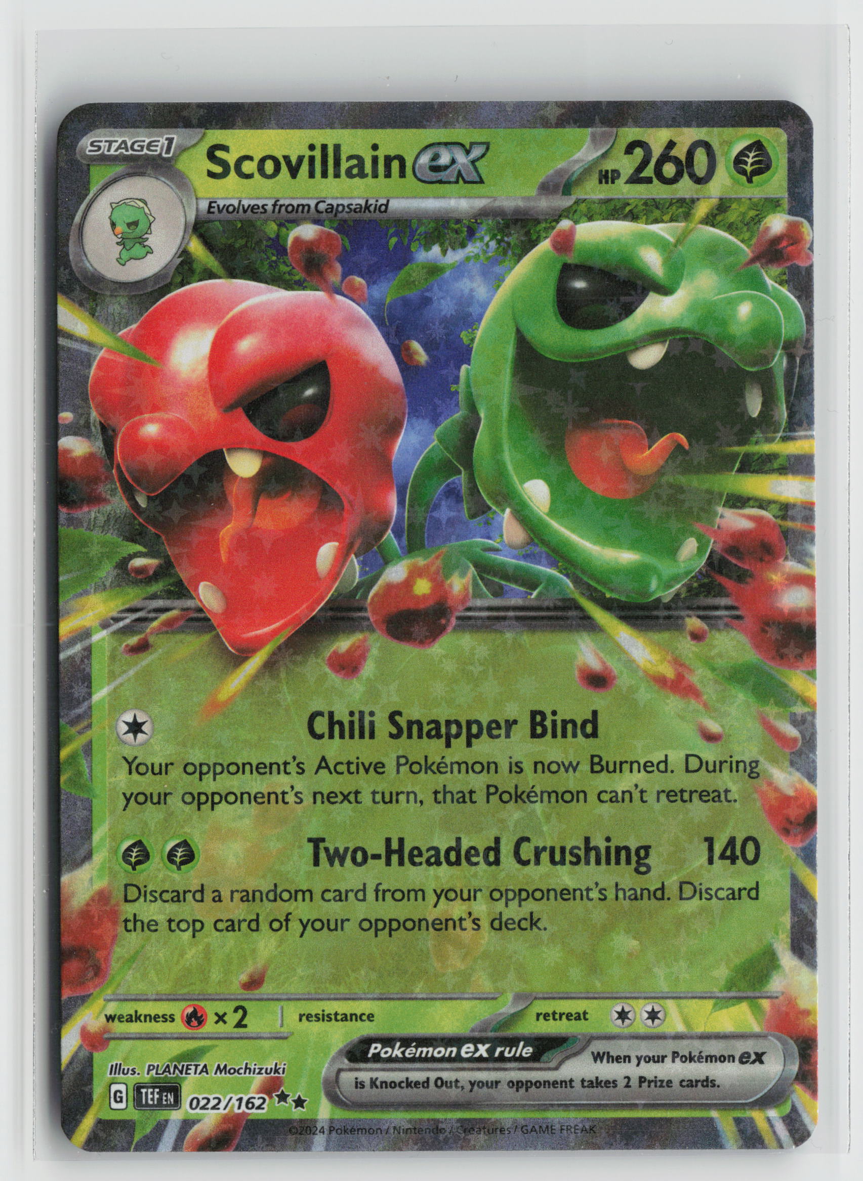 Scovillain ex Double Rare SV05: Temporal Forces 022/162 NM