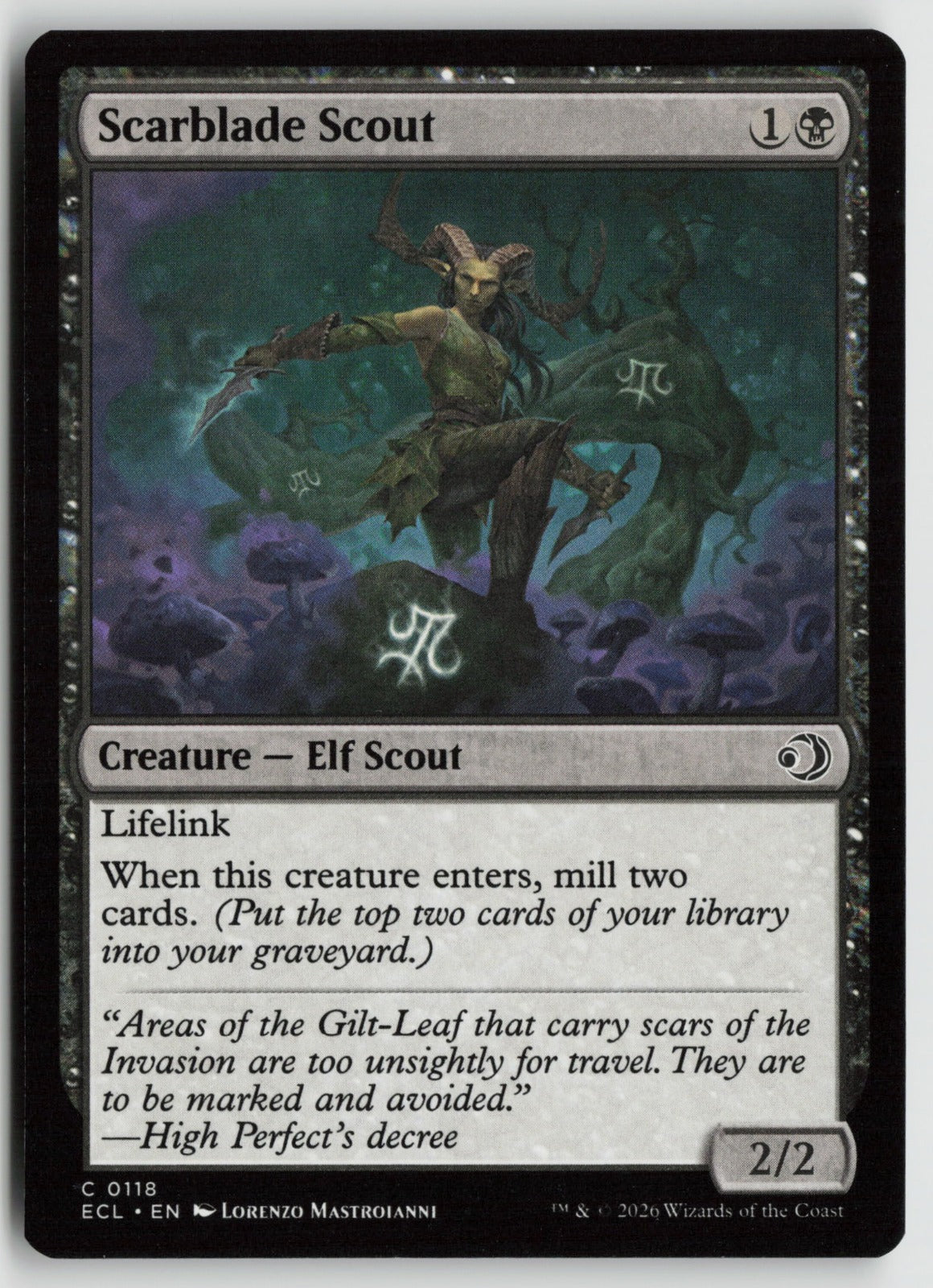 Scarblade Scout C ECL 118 NM