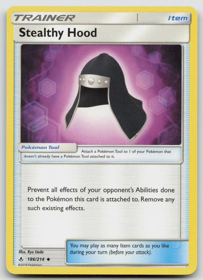 Stealthy Hood Uncommon Normal SM10 186/214 NM