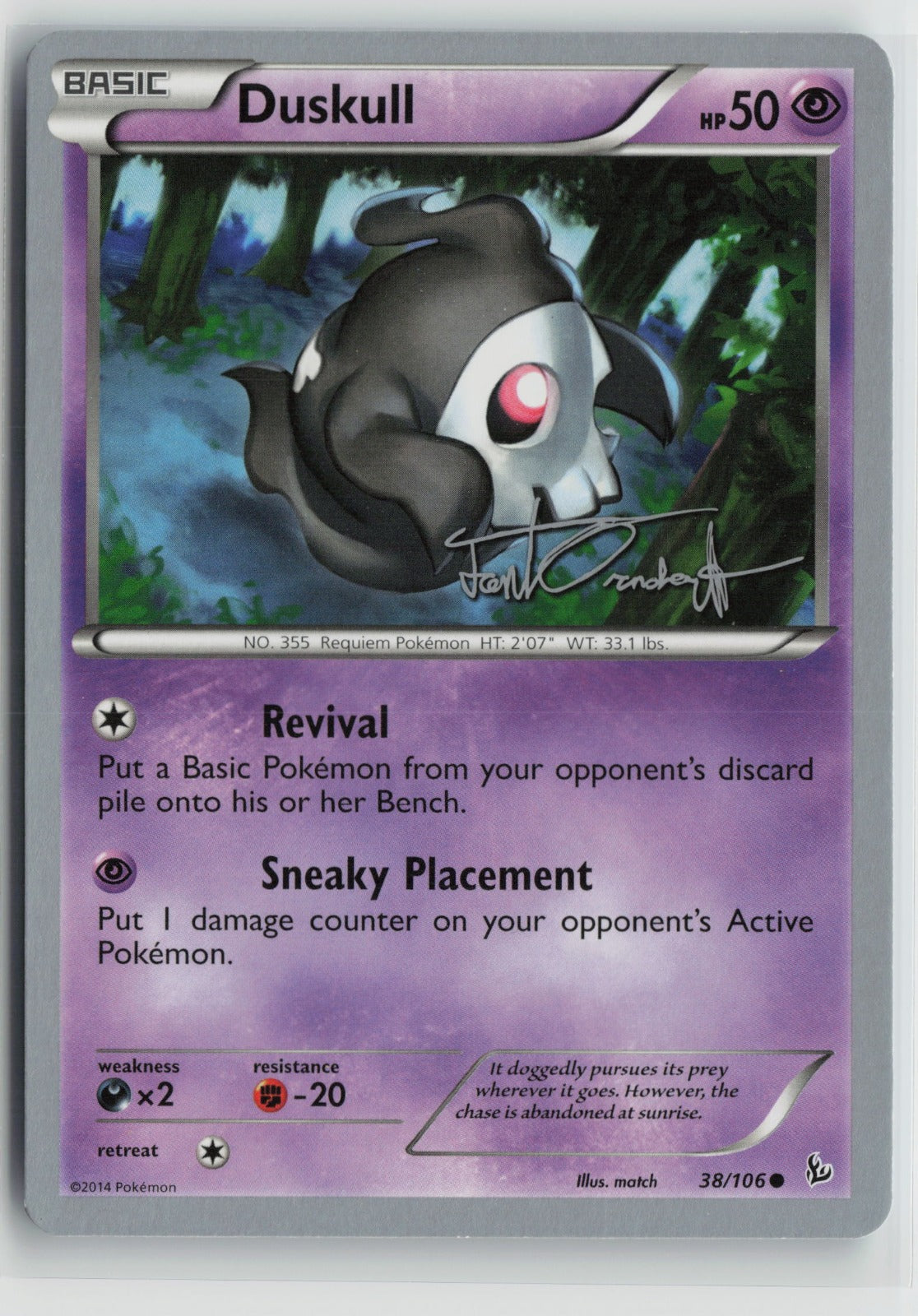Duskull - 2014 (Trent Orndorff) Common WCD 38/106 NM