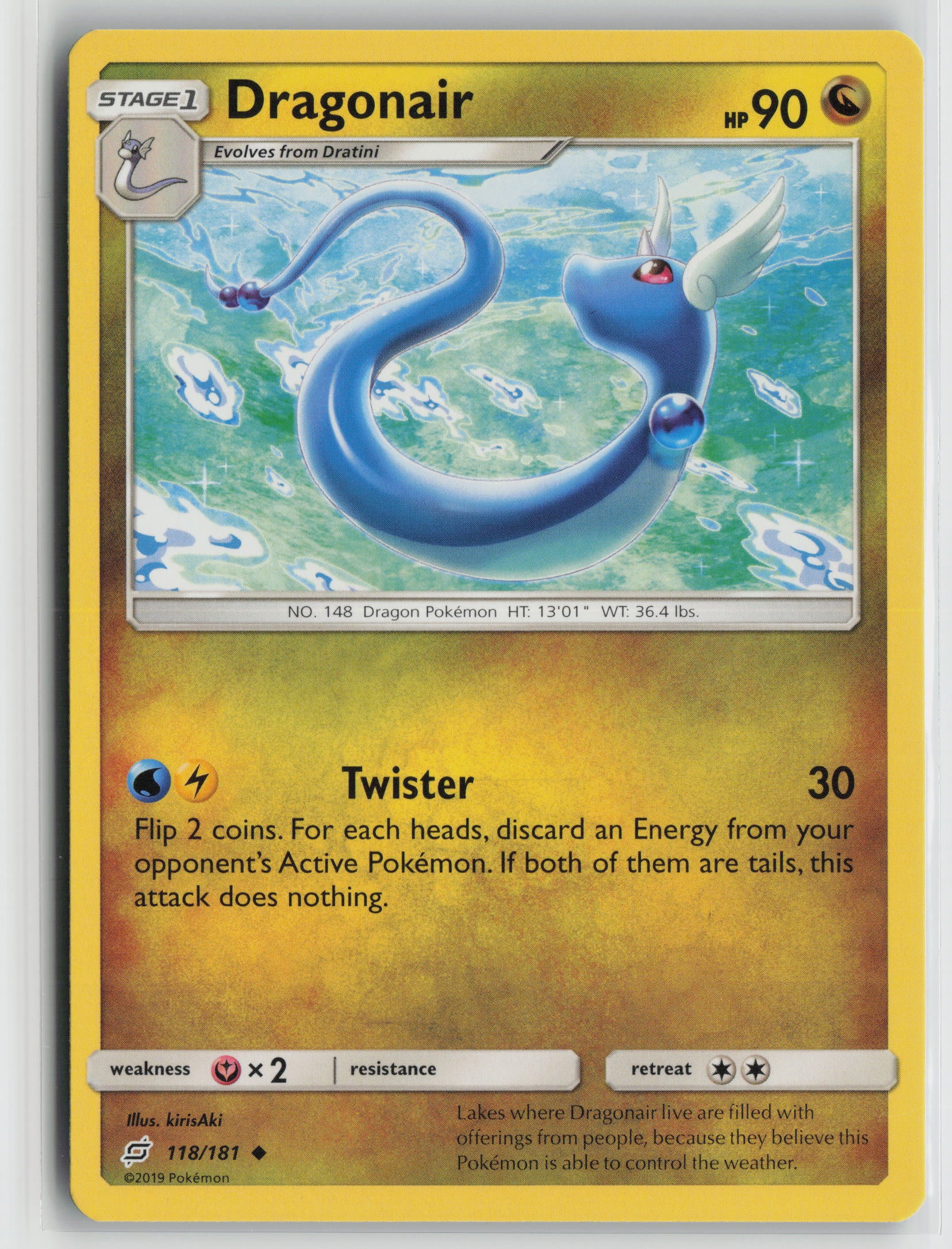 Dragonair Uncommon SM - Team Up 118/181 NM