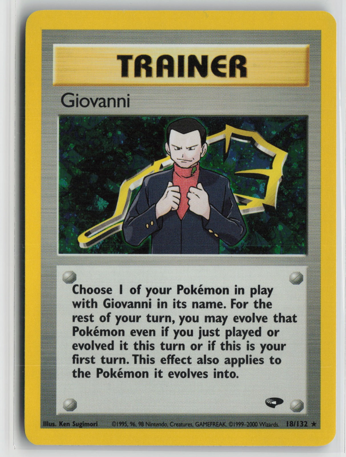 Giovanni (18) Holo Rare Unlimited G2 018/132 NM