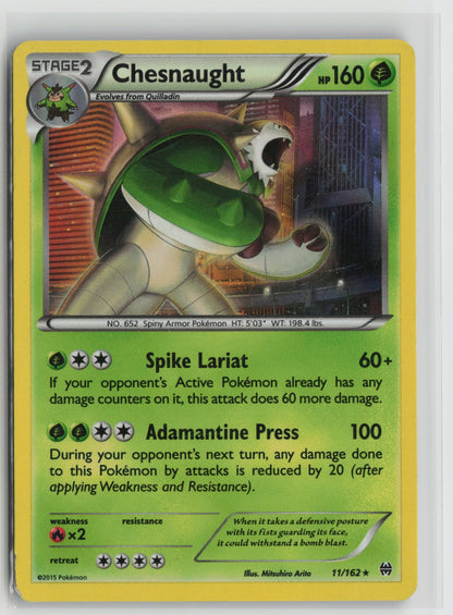 Chesnaught Holo Rare BKT 11/162 MP