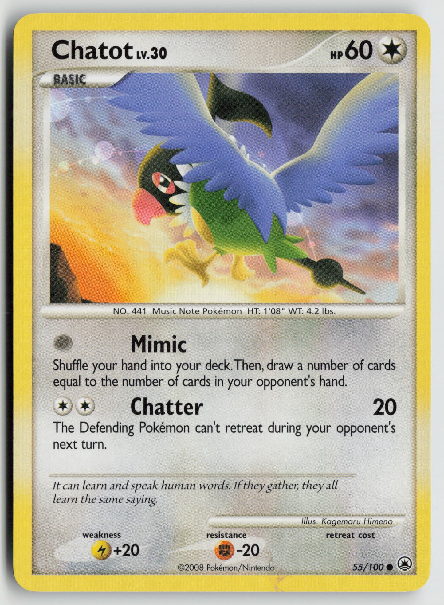 Chatot Common Majestic Dawn 55/100 NM