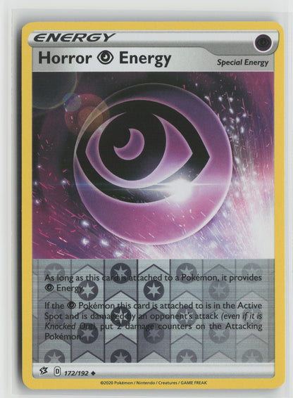 Horror P Energy Uncommon Reverse Holo SWSH02 172/192 NM