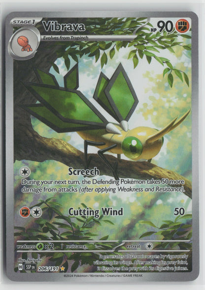 Vibrava Illustration Rare Holo SSP 206/191 NM