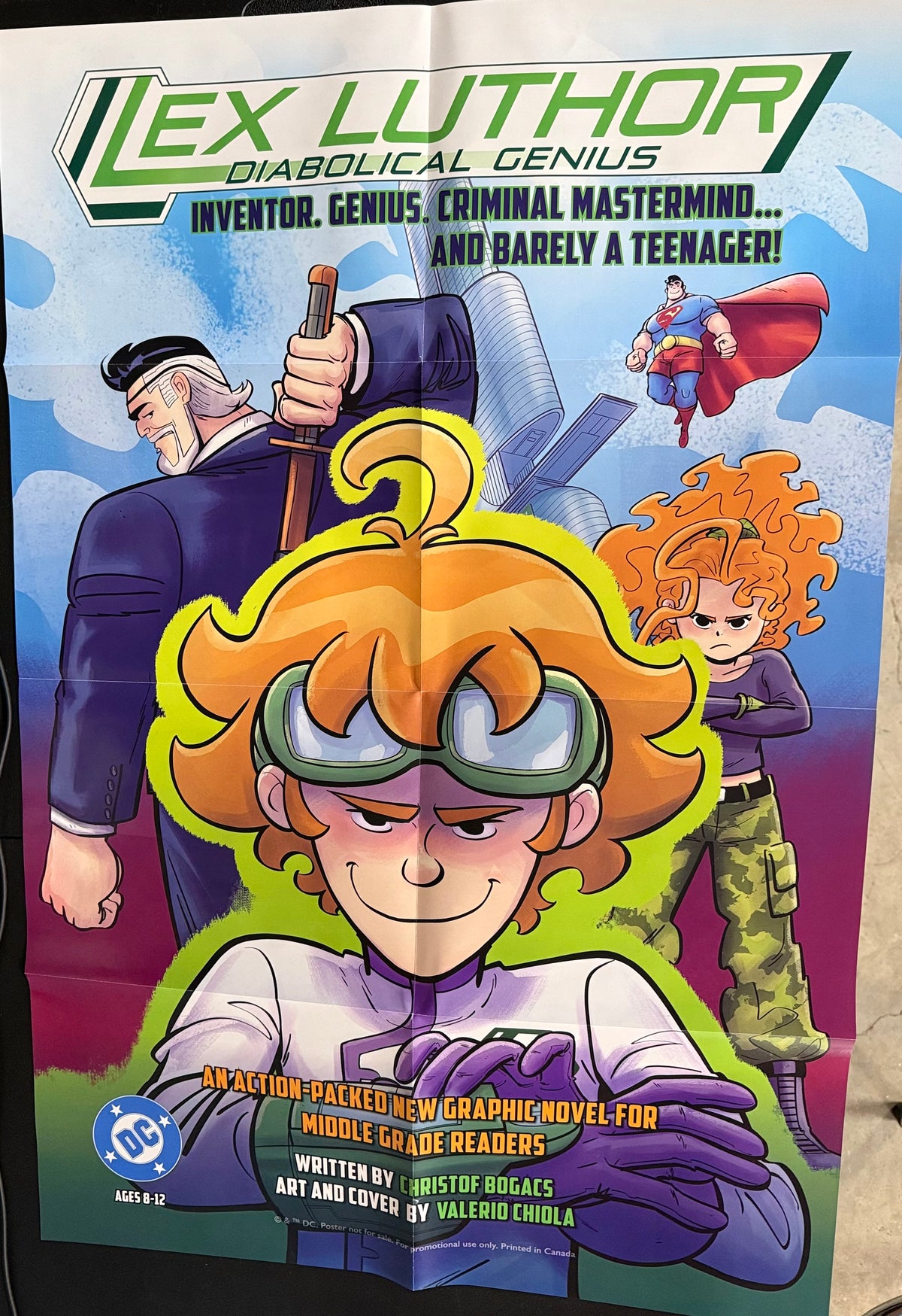 Lex Luthor Diabolical Genius Promo Poster (Retailer Exclusive)