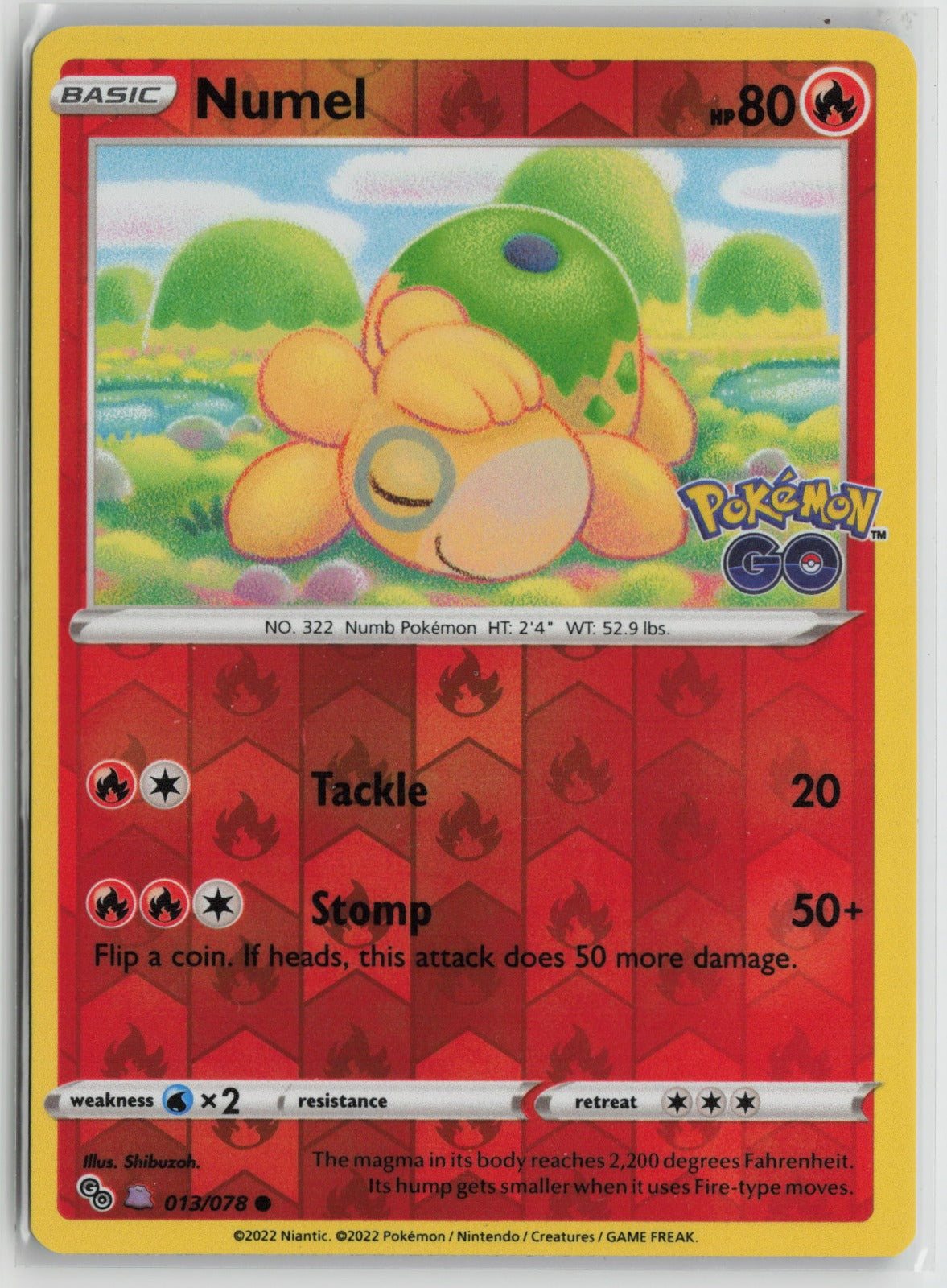Numel (Peelable Ditto) Common Reverse Holo PGO 013/078 NM