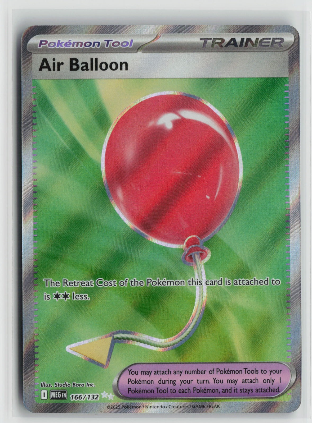 Air Balloon Ultra Rare Holo MEG 166/132 NM