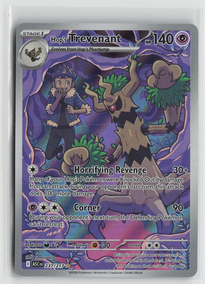 Hop's Trevenant Illustration Rare Holo ASC 237/217 NM