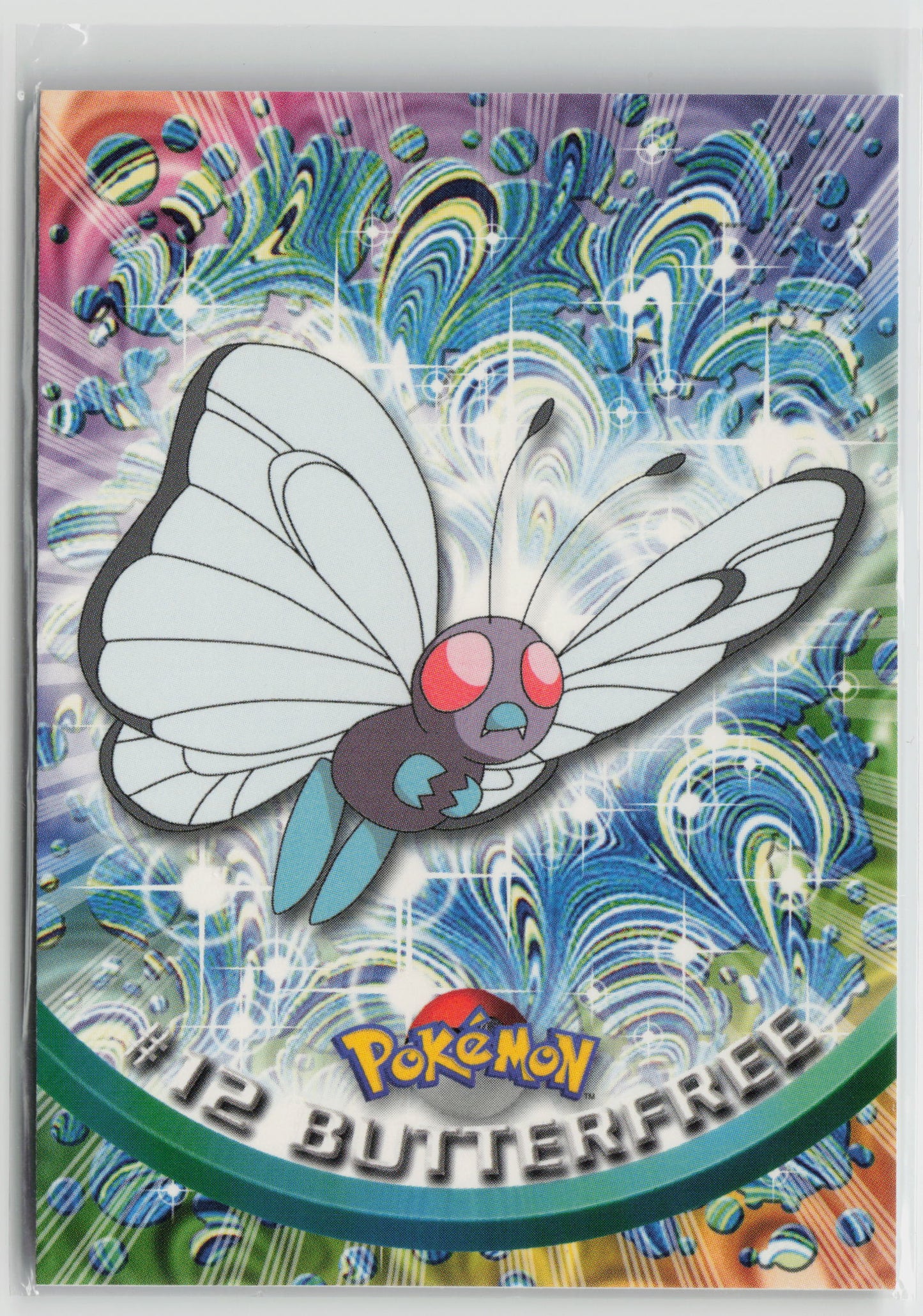 Butterfree #12 Topps TV Animation Series 1999 Non-Holo NM