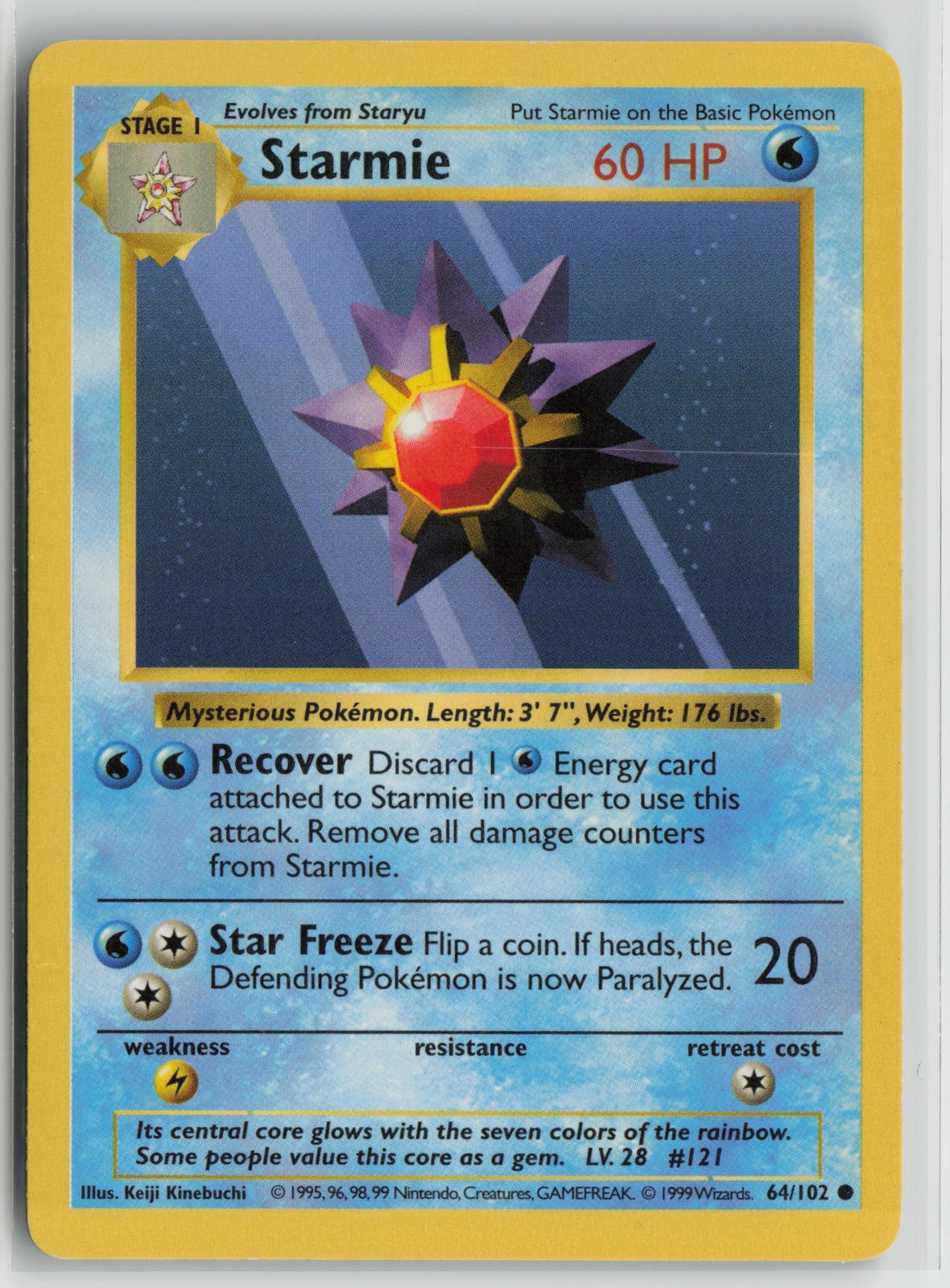 Starmie Common Unlimited BSS 064/102 LP