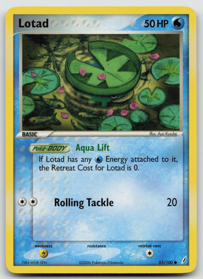 Lotad Common Normal CG 55/100 NM
