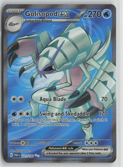 Golisopod ex - Ultra Rare Holo PAR 221/182 NM