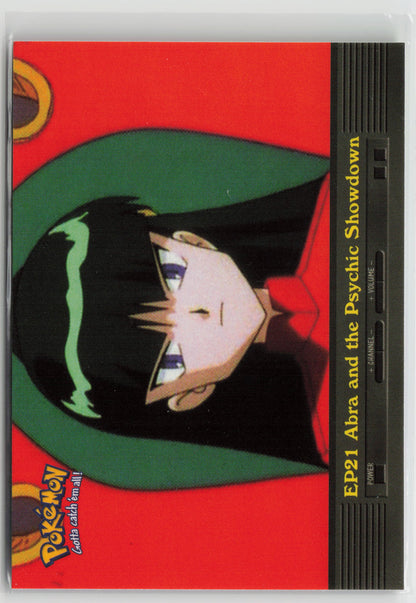 EP21 Abra and the Psychic Showdown Topps TV Animation Series 1999 Non-Holo NM
