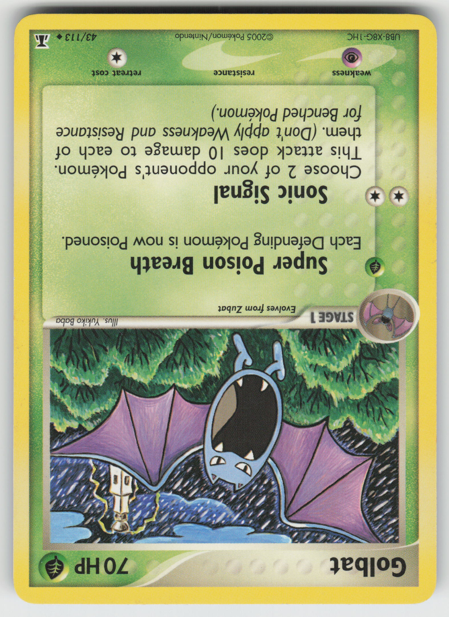 Golbat Uncommon Delta Species 43/113 LP