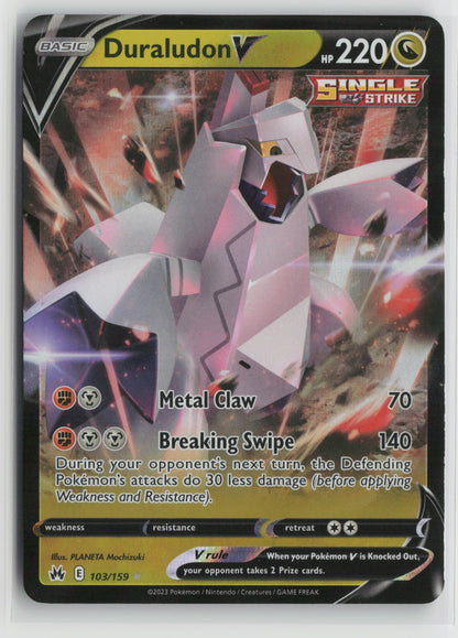 Duraludon V Ultra Rare Holo CRZ 103/159 NM
