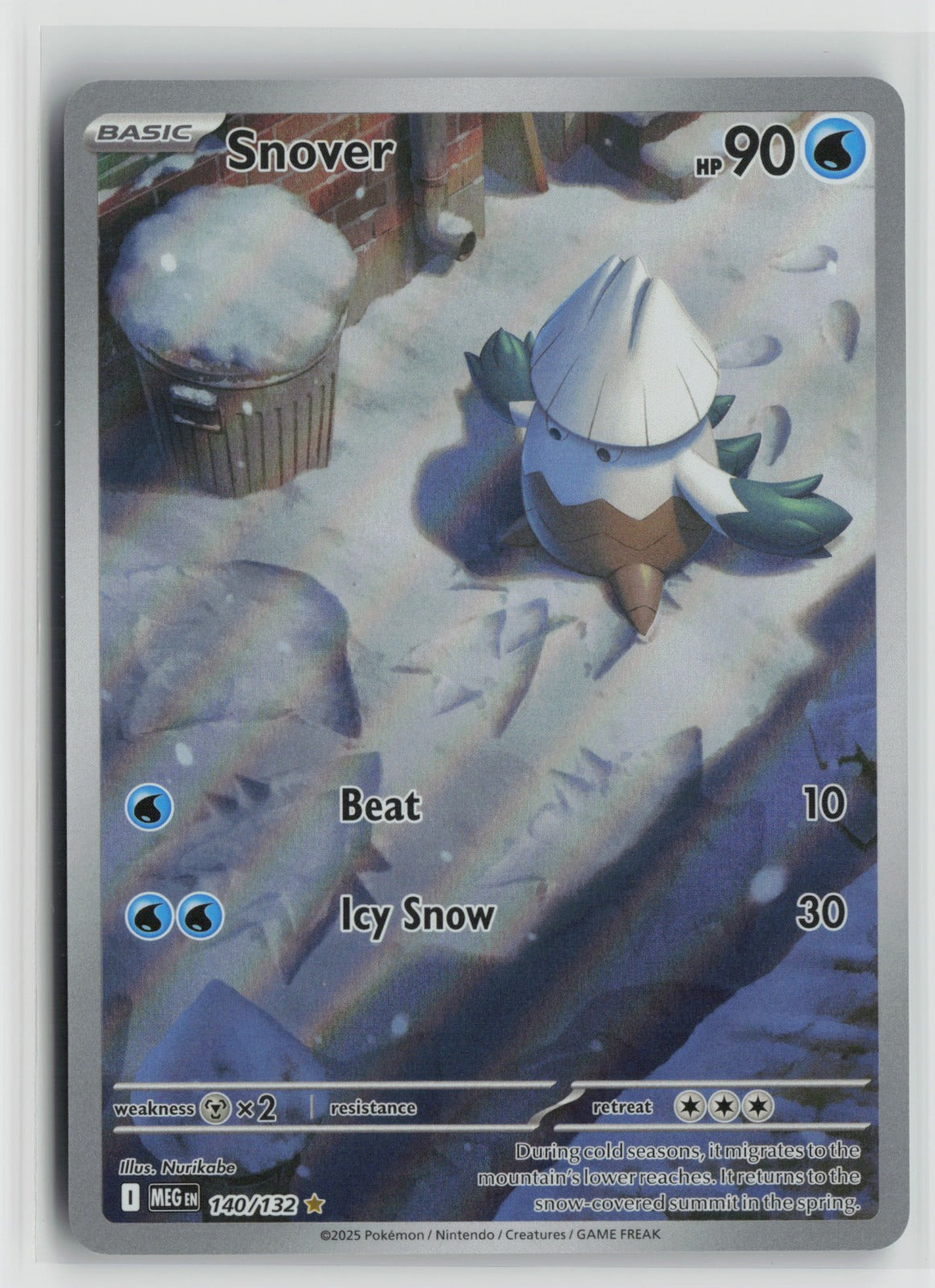 Snover Illustration Rare Holo MEG 140/132 NM