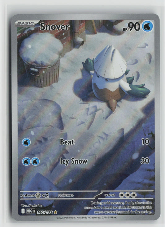 Snover Illustration Rare Holo MEG 140/132 NM