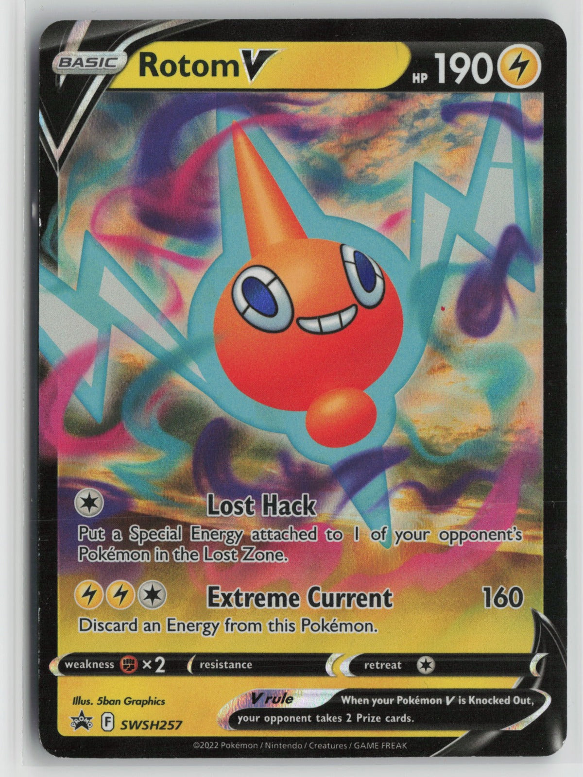 Rotom V - Promo Holo SWSD SWSH257 NM