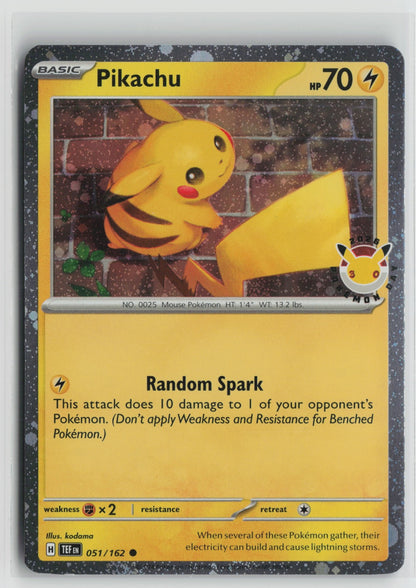 Pikachu (Pokemon Day 2026) Common Holo MCAP 051/162 NM