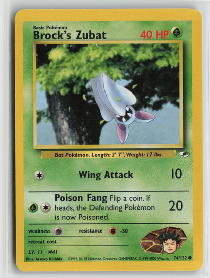 Brock's Zubat (74) Common Unlimited G1 074/132 NM