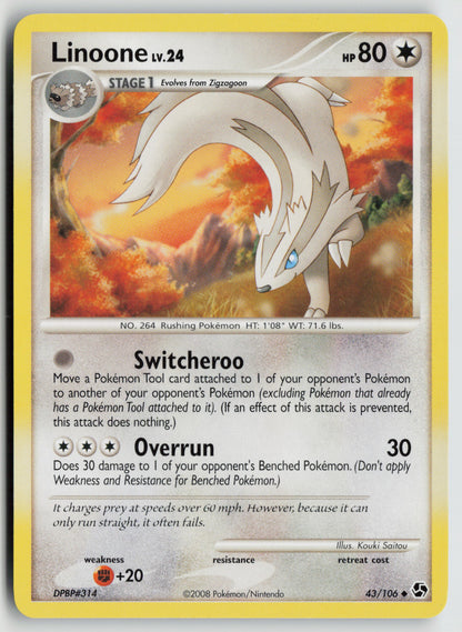 Linoone Uncommon Great Encounters 43/106 NM