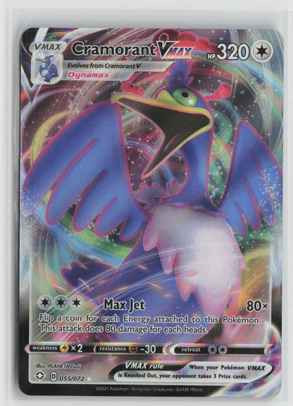 Cramorant VMAX Ultra Rare Holo SHF 055/072 NM