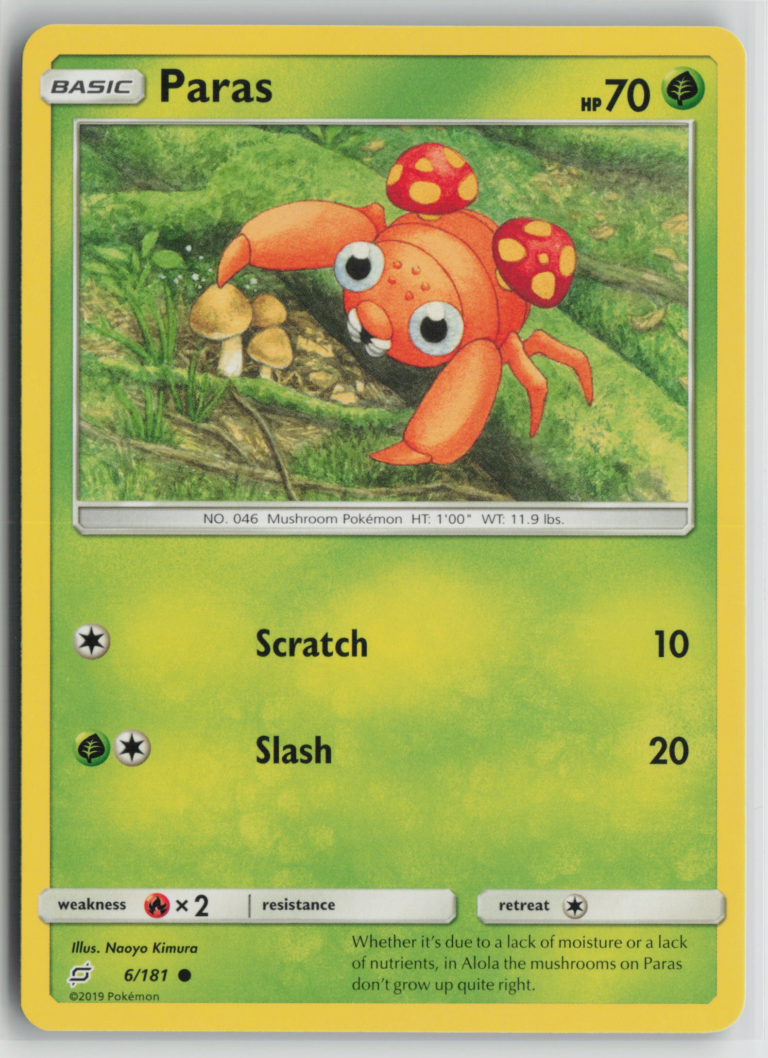 Paras Common SM - Team Up 6/181 NM