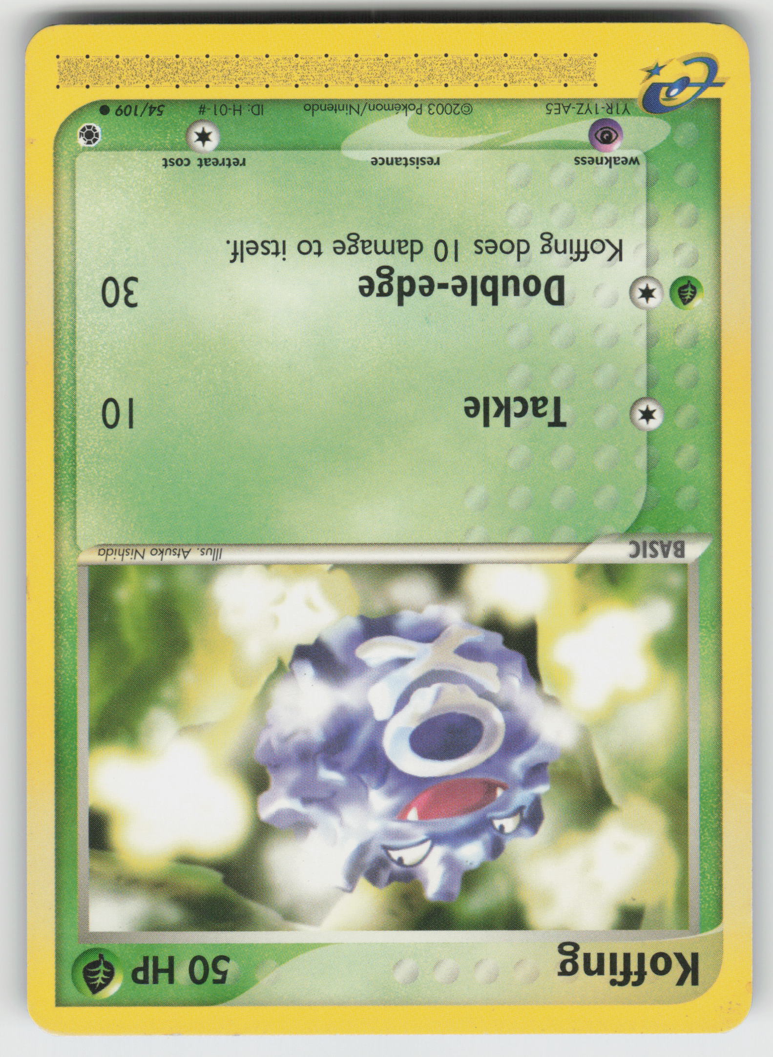Koffing Common Ruby and Sapphire 54/109 LP