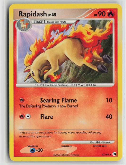 Rapidash (47) Uncommon Arceus 47/99 NM
