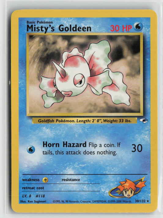 Misty's Goldeen (30) Rare Unlimited G1 030/132 NM