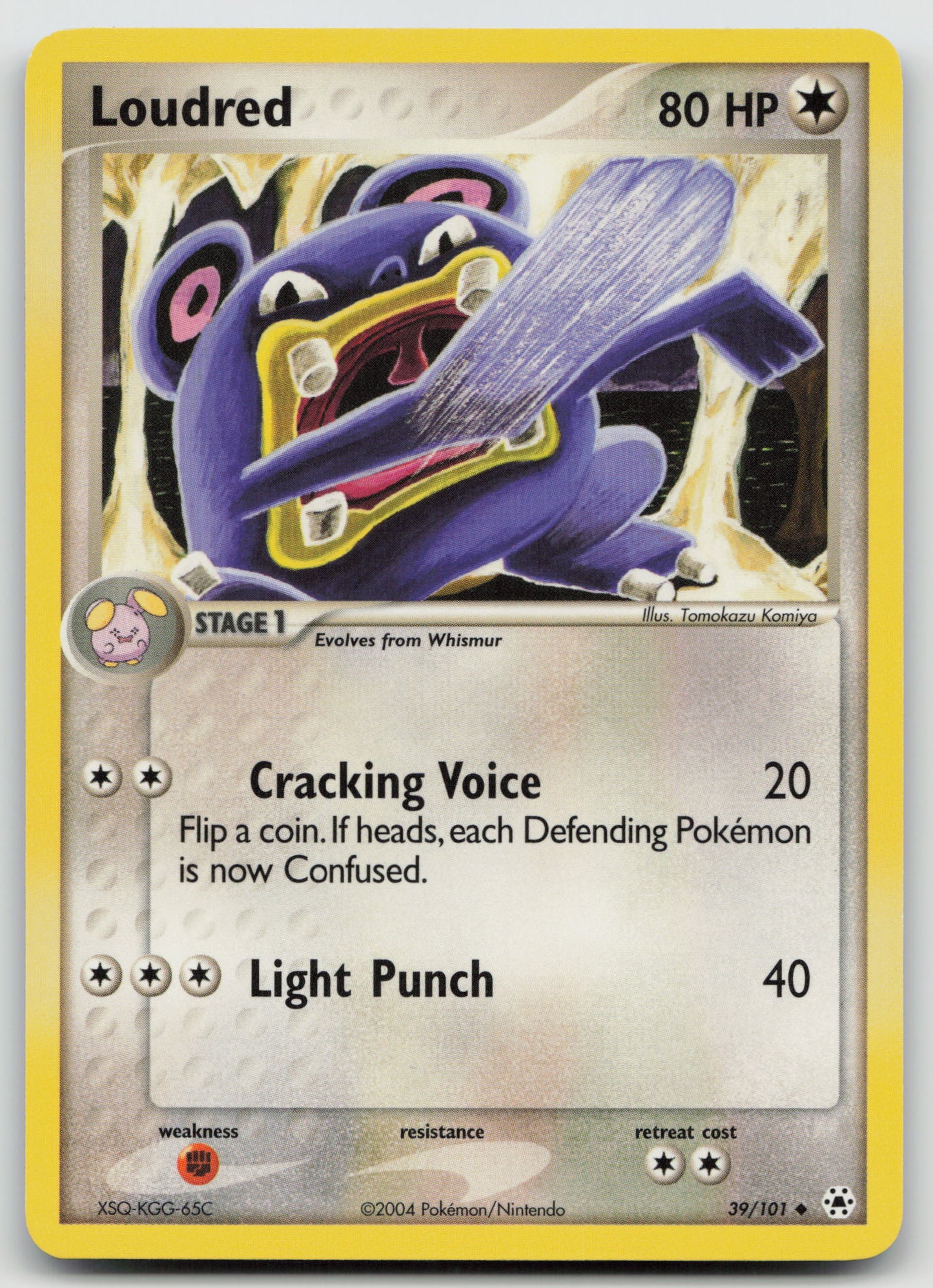 Loudred Uncommon Normal HL 39/101 NM
