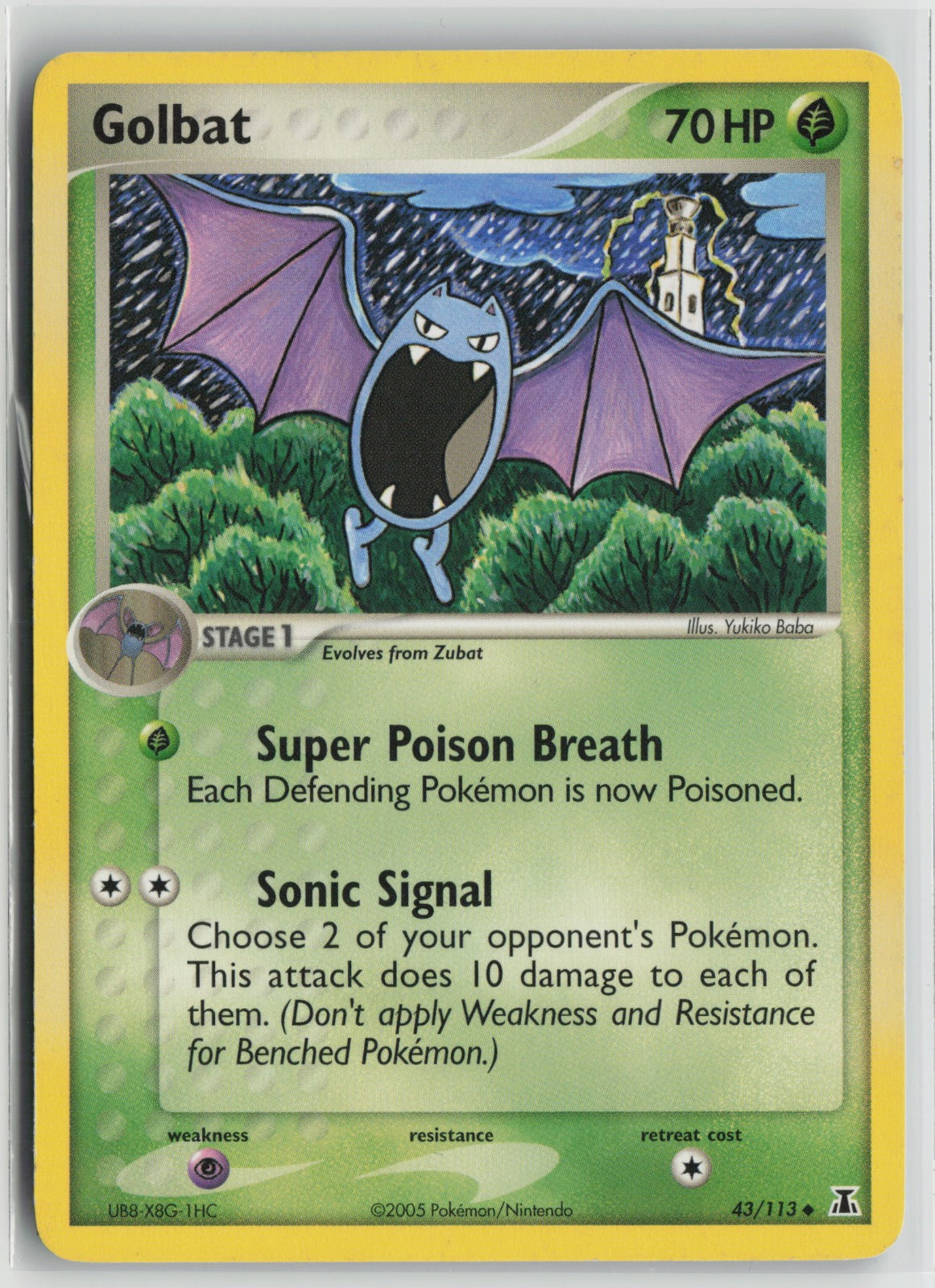 Golbat Uncommon DS 43/113 LP