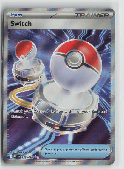 Switch Ultra Rare Holo PFL 123/094 NM