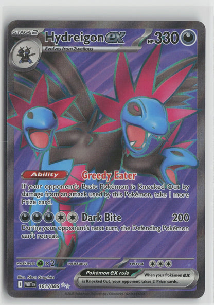 Hydreigon ex - Ultra Rare Holo WHT 161/086 NM
