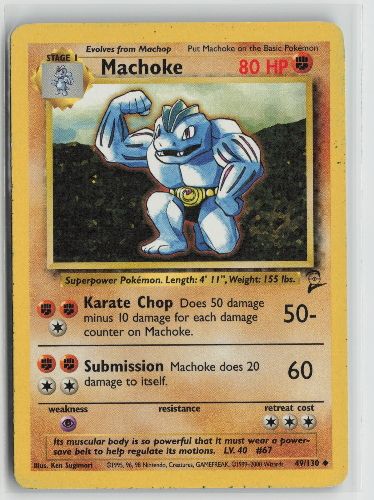 Machoke Uncommon BS2 049/130 MP