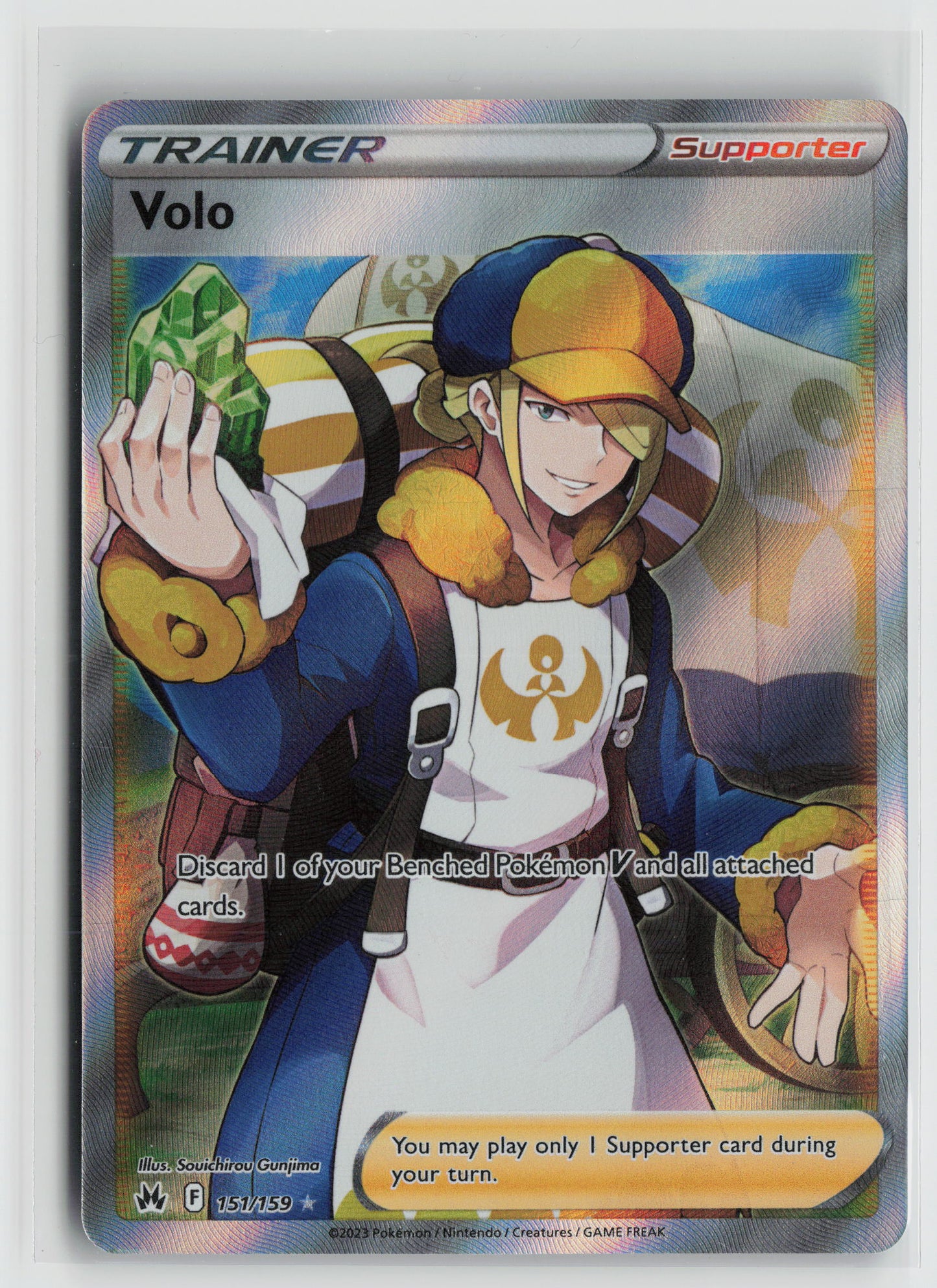 Volo (Full Art) Ultra Rare Crown Zenith 151/159 NM