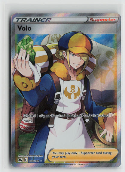 Volo (Full Art) Ultra Rare Crown Zenith 151/159 NM