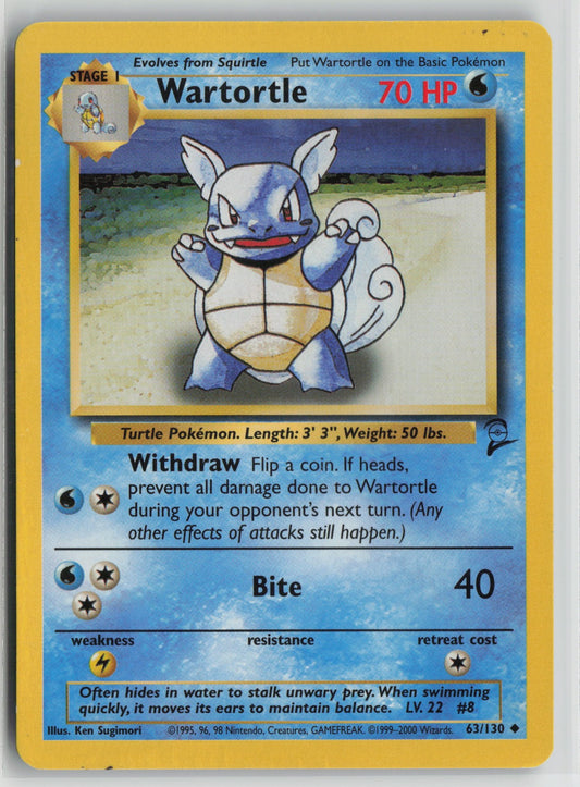 Wartortle Uncommon BS2 063/130 HP